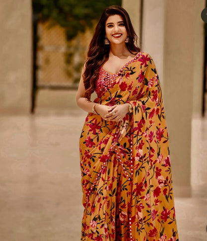 Mirror Embroidered Lehenga