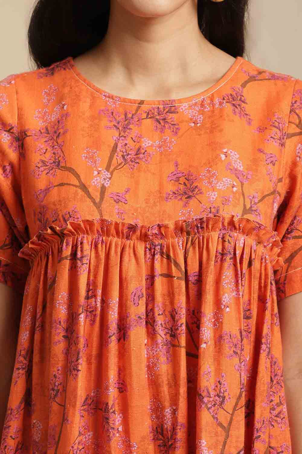 Orange Shein Dress