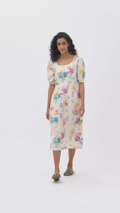 Petal Pop Hemp Dress