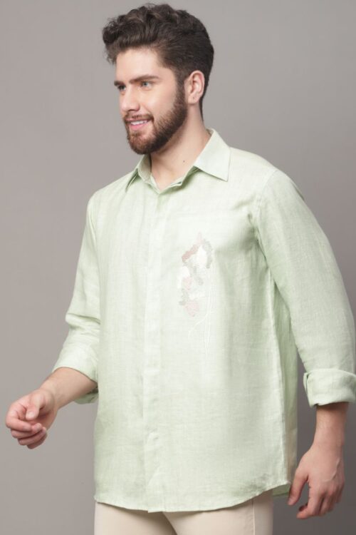 Bloomcore Embroidered Hemp Shirt