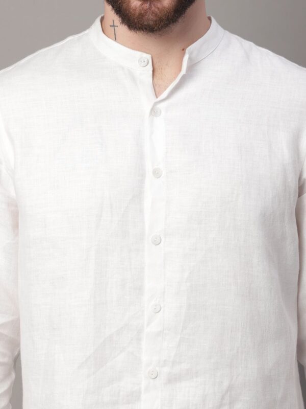 Classic white hemp shirt